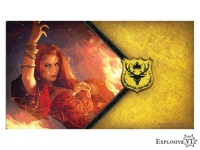 Game of Thrones House Baratheon Red Woman Playmat